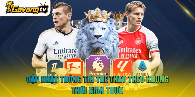 Cập nhật thông tin thể thao theo khung thời gian thực